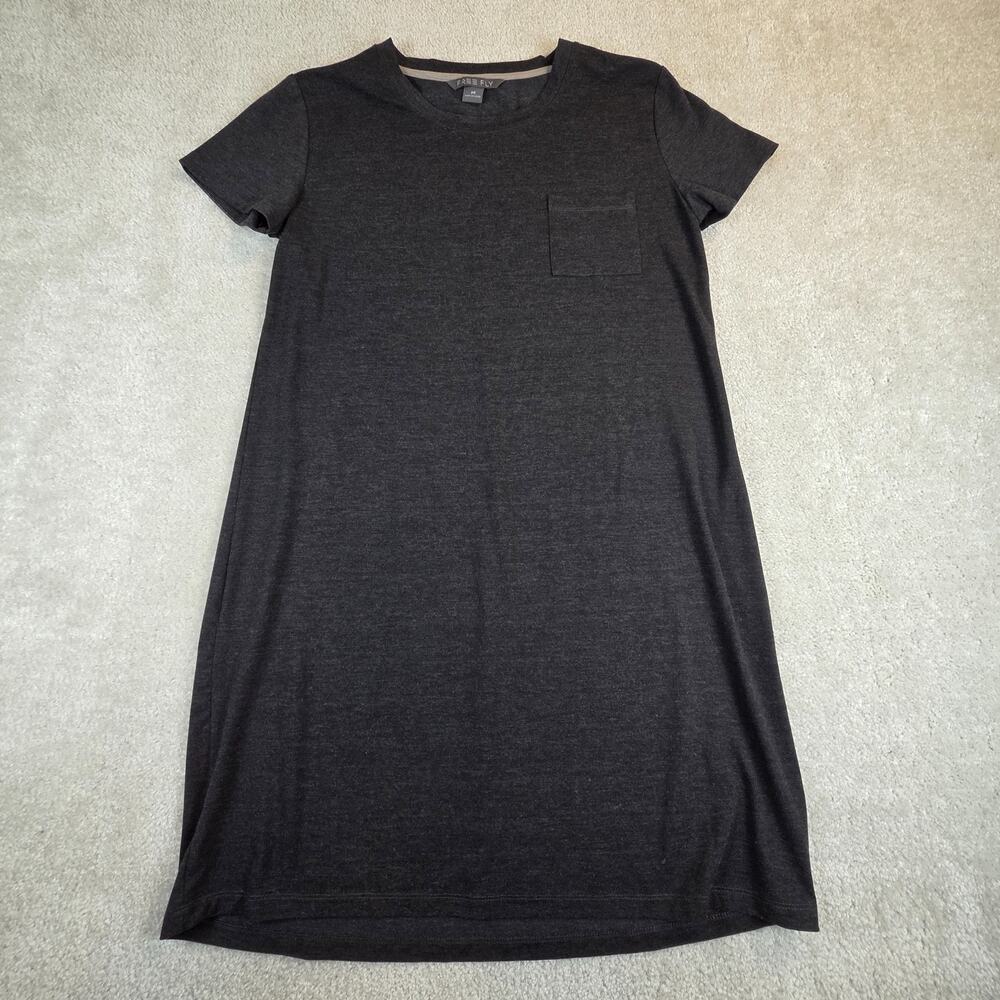 FREE FLY Bamboo Blend Shirt Dress Women's Size M Gray